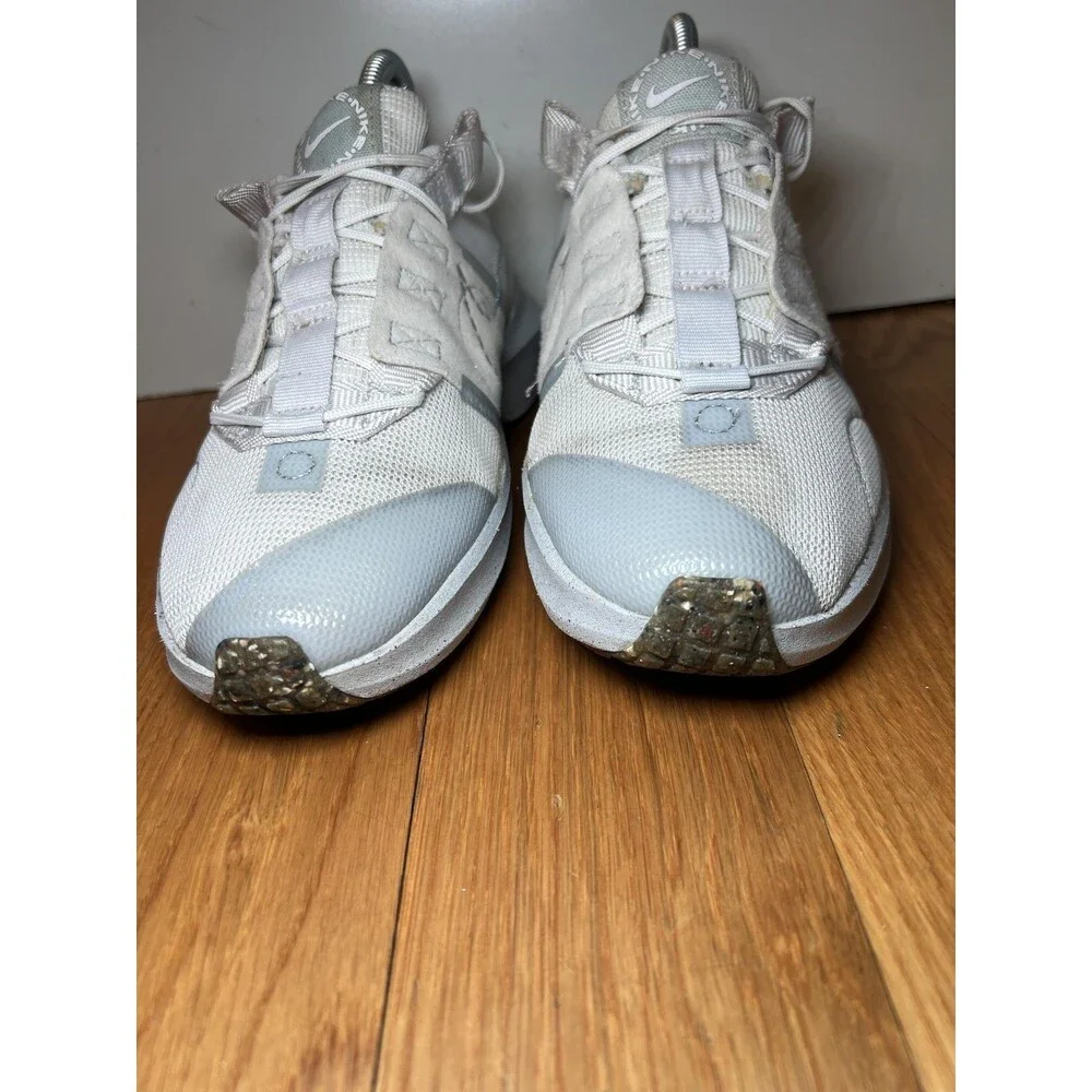 Nike Crater Impact Shoes Youth Size 5Y White Gray Recycled Running DB3551-102